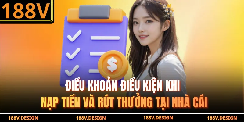 Điều khoản điều kiện khi nạp tiền và rút thưởng tại nhà cái